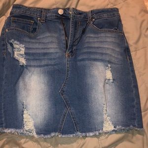 Jean skirt